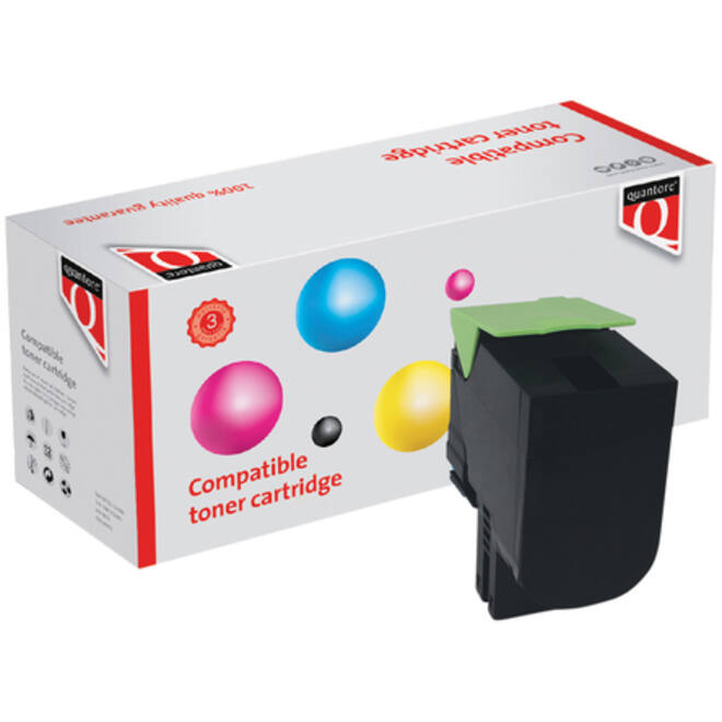 Tonercartridge Quantore alternatief tbv Lexmark 71B0H10 zwart