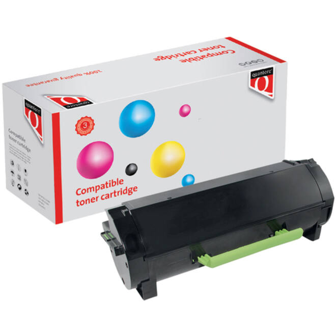 Tonercartridge Quantore alternatief tbv Lexmark 51B2H00 zwart