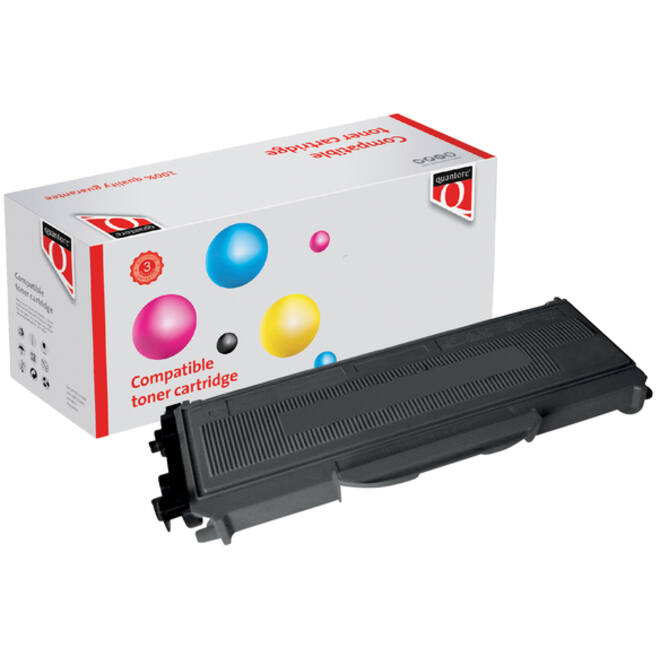 Toner Quantore alternatief tbv Brother TN-2120BK zwart