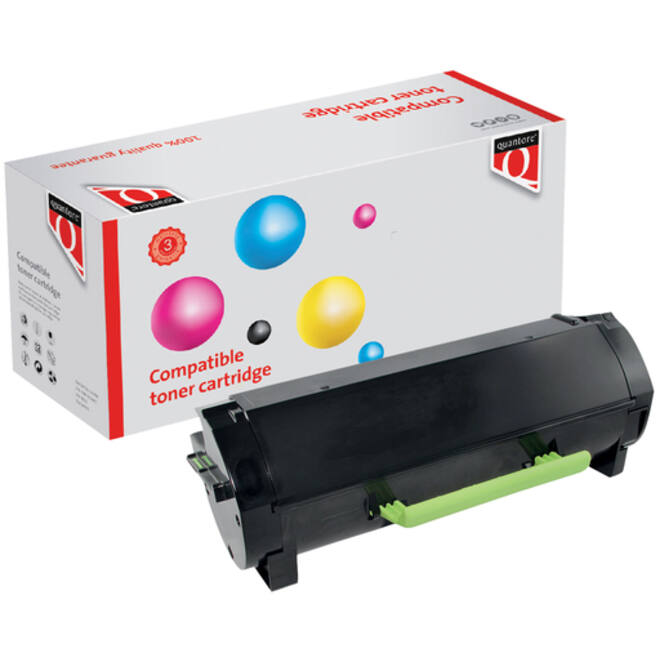 Tonercartridge Quantore alternatief tbv Lexmark 51B0XA0 zwart