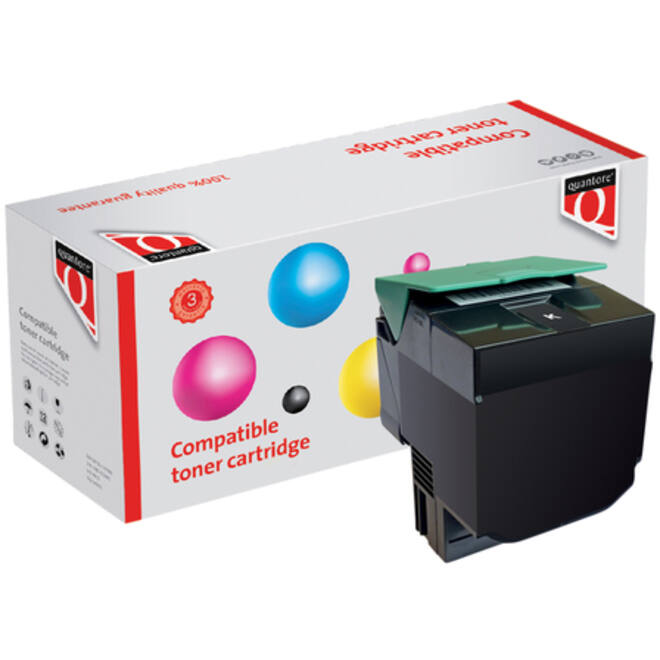 Tonercartridge Quantore alternatief tbv Lexmark C544X2KG zwart