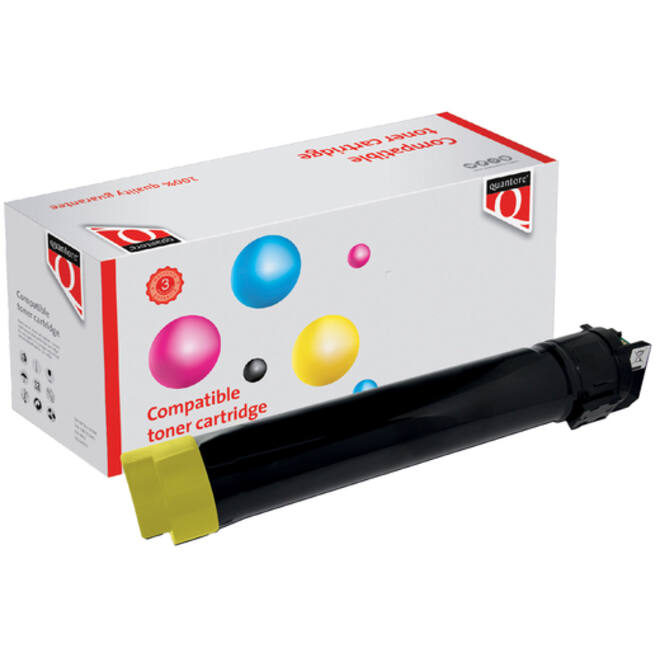 Tonercartridge Quantore alternatief tbv Xerox 106R03692 geel