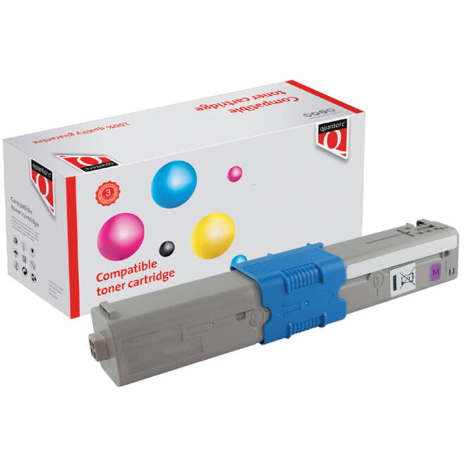 Toner Quantore alternatief tbv Oki 46507614 rood