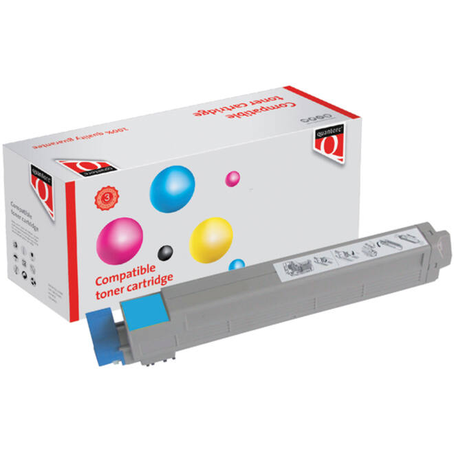 Tonercartridge Quantore Oki 44643003 cyan