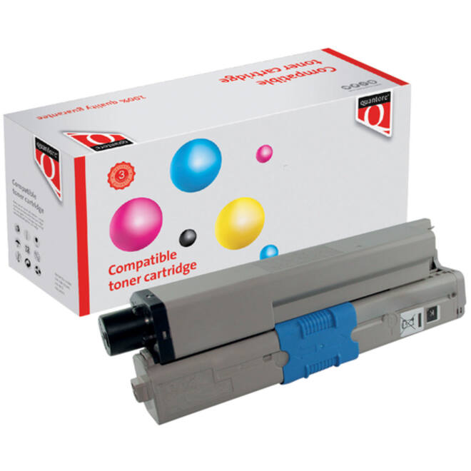 Toner Quantore alternatief tbv Oki 46471104 zwart
