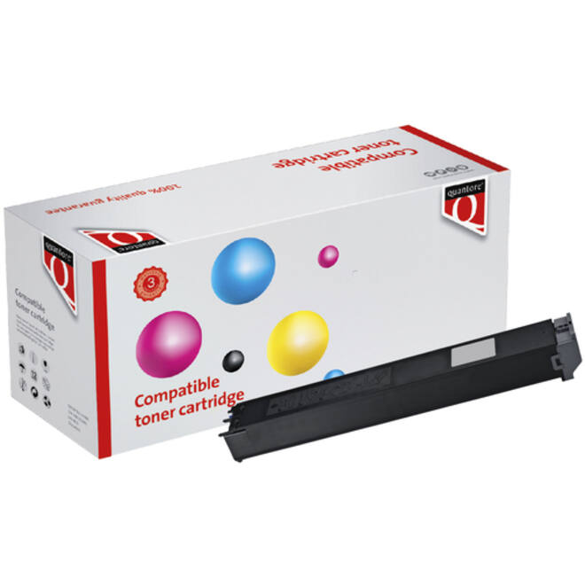 Toner Quantore alternatief tbv Sharp MX-31GTBA zwart