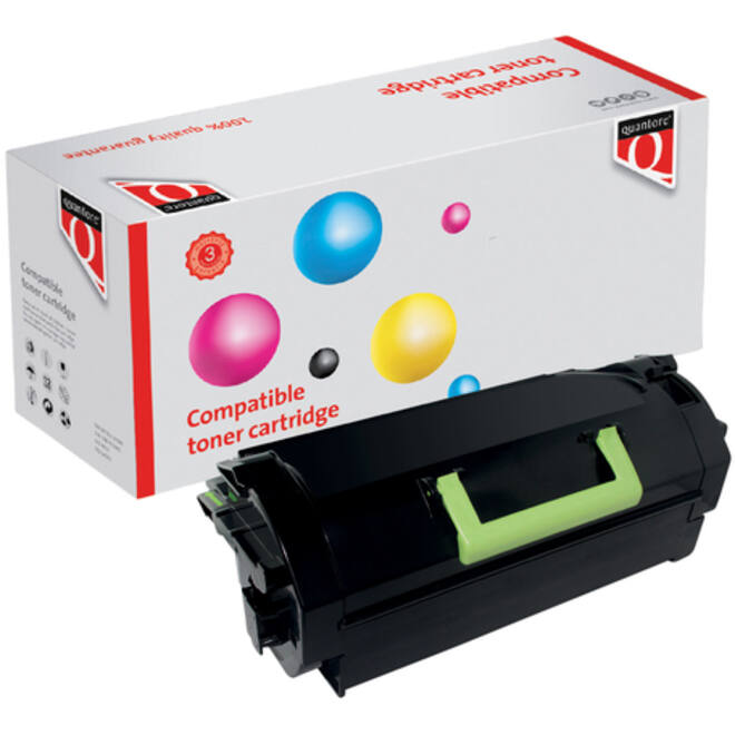 Tonercartridge Quantore alternatief tbv Lexmark 24B6015 zwart