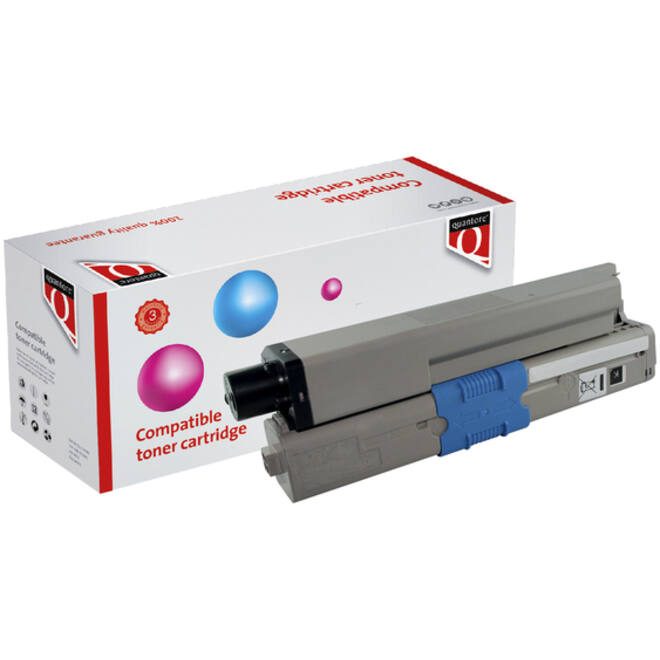Toner Quantore alternatief tbv Oki 44973512 zwart