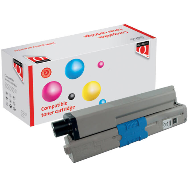 Toner Quantore alternatief tbv Oki 44844508 zwart