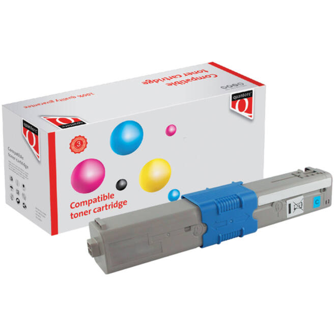 Toner Quantore alternatief tbv Oki 44973511 blauw