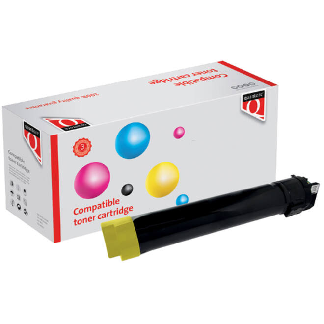 Tonercartridge Quantore alternatief tbv Xerox 106R01438 geel