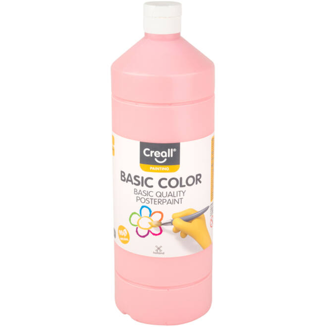 Plakkaatverf Creall basic roze 1000ml