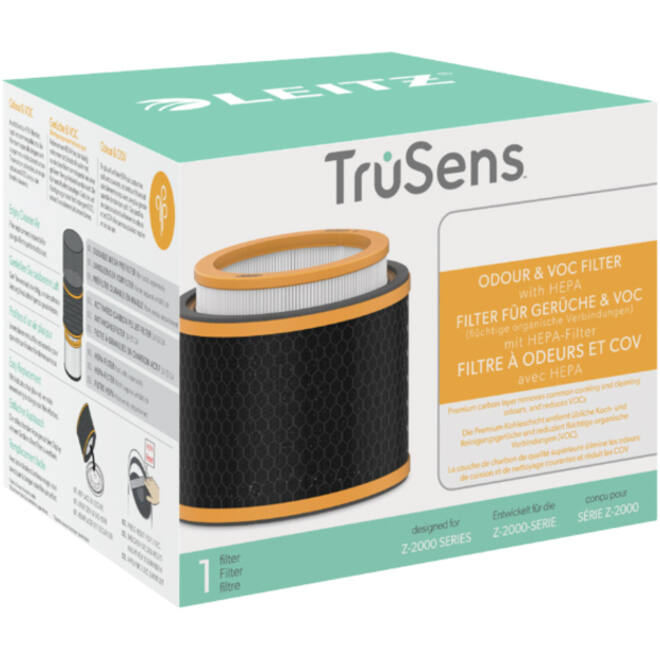 Filter Hepa geur en vos voor Leitz TruSens Z-2000