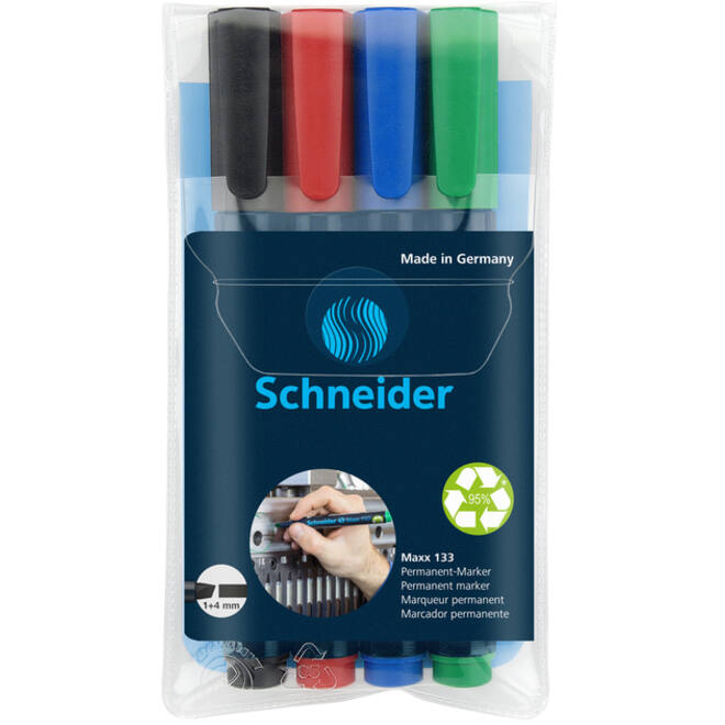 Viltstift Schneider Maxx 133 beitel 1-4mm assorti