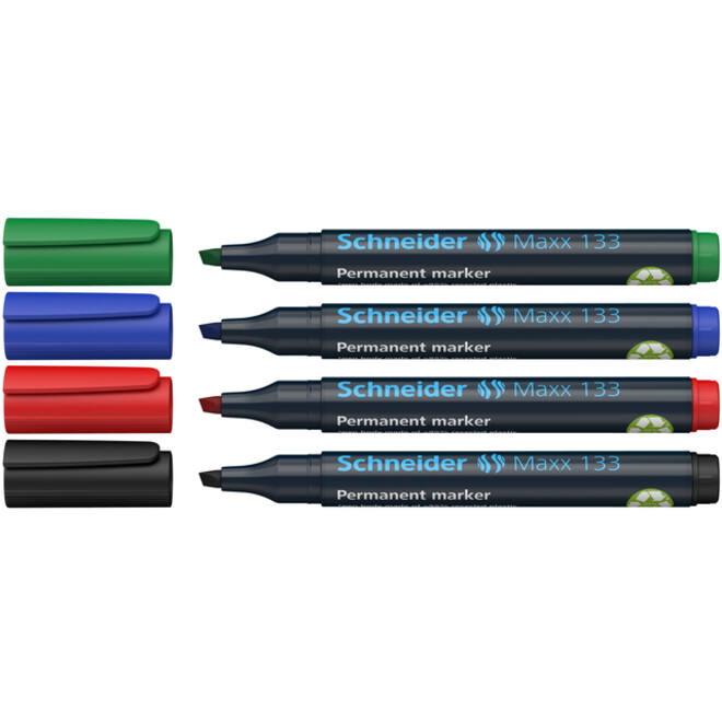 Viltstift Schneider Maxx 133 beitel 1-4mm assorti