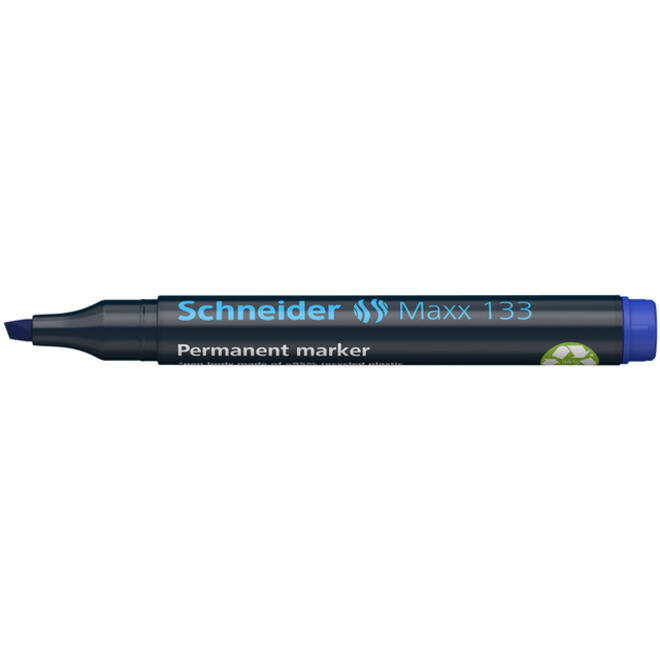 Viltstift Schneider Maxx 133 beitel 1-4mm blauw