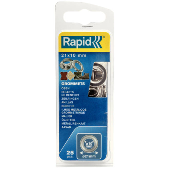 Zeilringen Rapid Ø21x10mm 25 stuks
