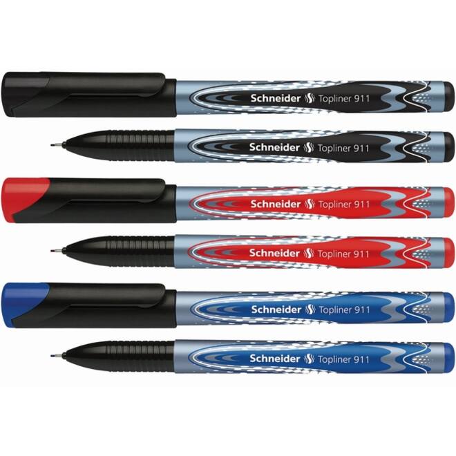 Fineliner Schneider Topliner 911 0.4mm rood