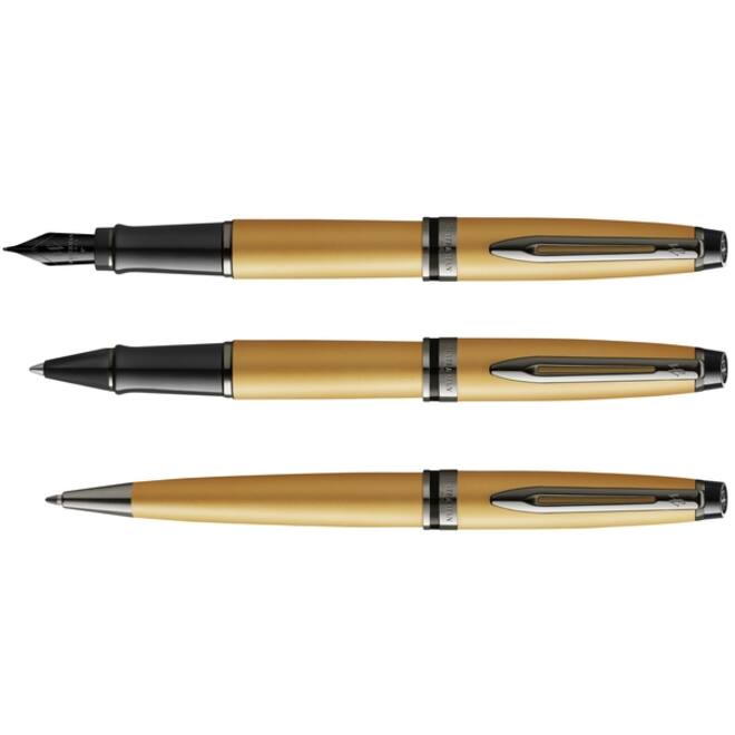 Vulpen Waterman Expert metallic gold lacquer RT fijn