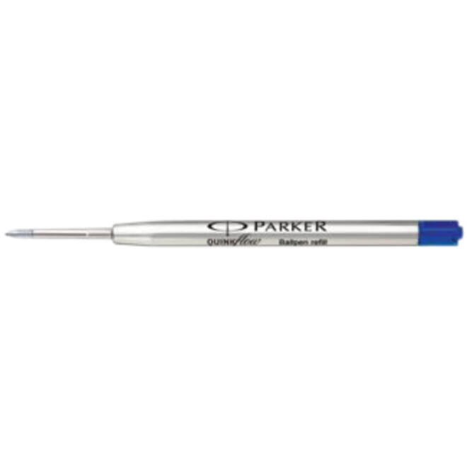 Balpenvulling Parker Quinkflow medium blauw blister à 10 stuks