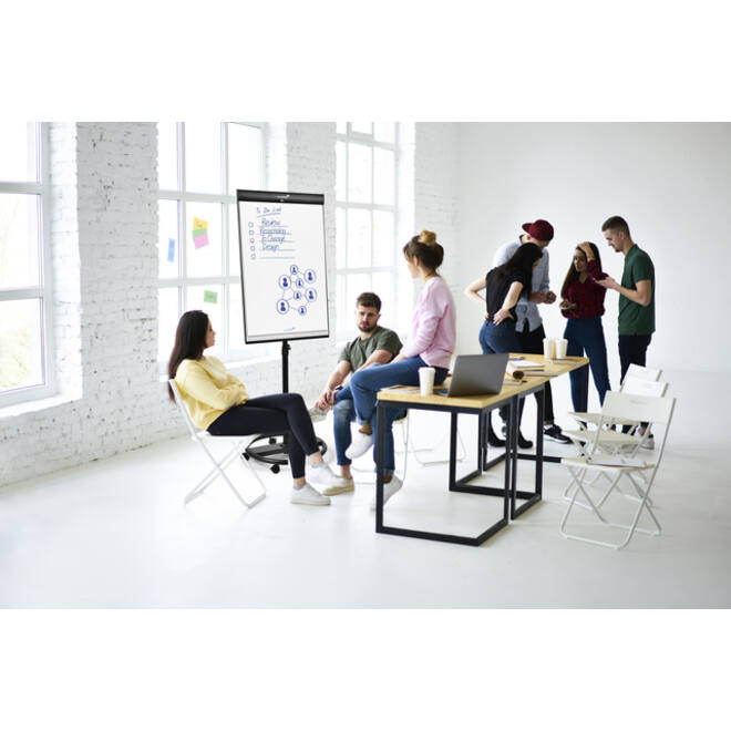 Flipover Legamaster Universal Triangle mobiel met verstelbare arm