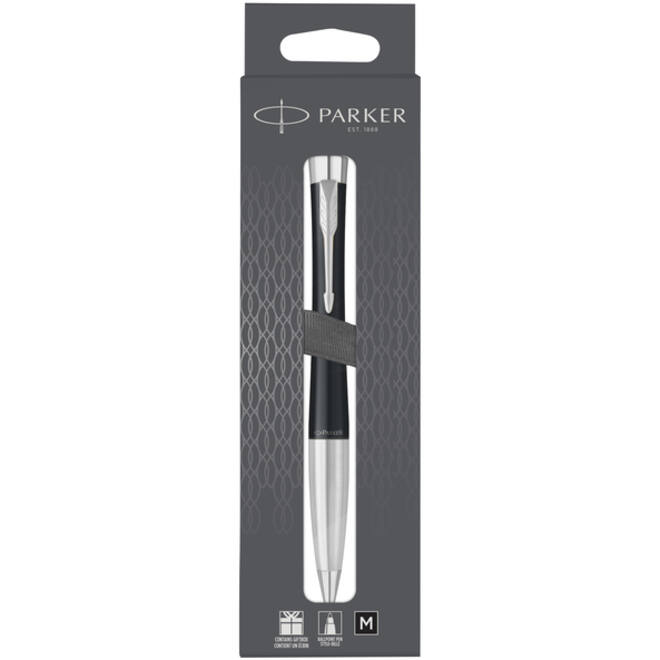 Balpen Parker Urban twist matt black CT medium blister à 1 stuk