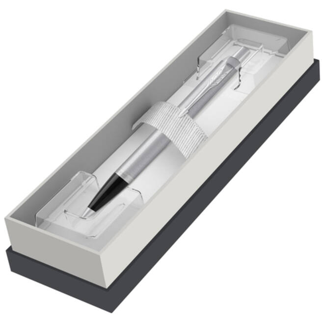 Balpen Parker IM stainless steel CT M blister à 1 stuk