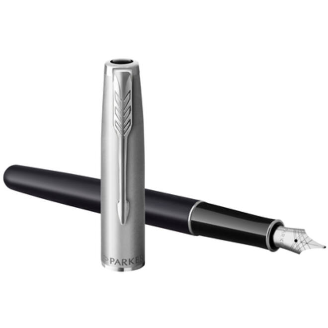Vulpen Parker Sonnet Essential black lacquer CT medium