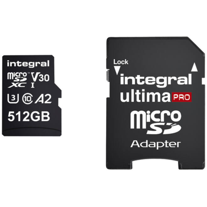 Geheugenkaart Integral microSDXC 512GB