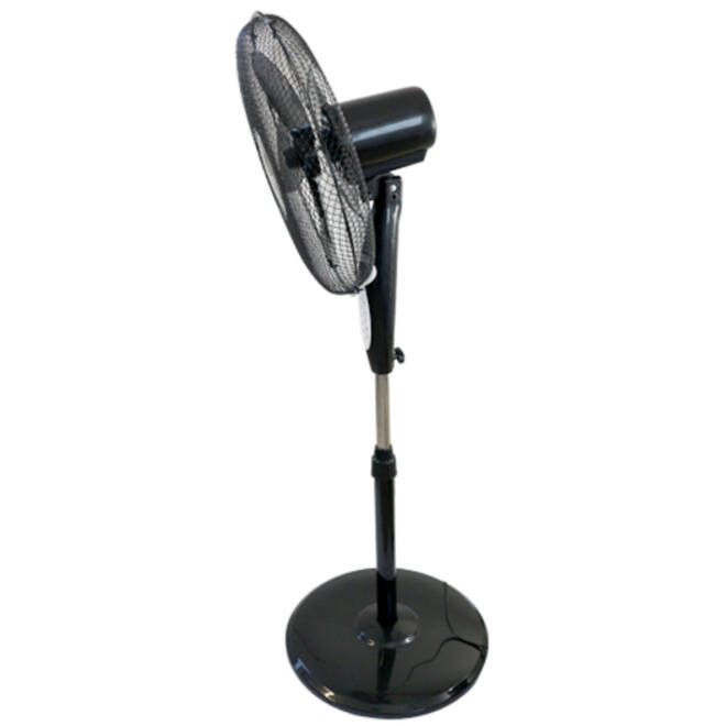 Statiefventilator BRASQ met remote Ø 40cm zwart