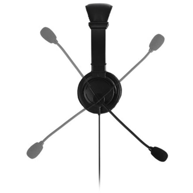 Hoofdtelefoon Kensington USB-C Hi-Fi met microfoon zwart