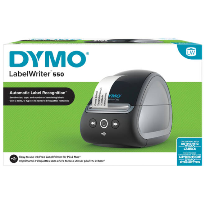 Labelprinter Dymo LabelWriter 550 desktop zwart