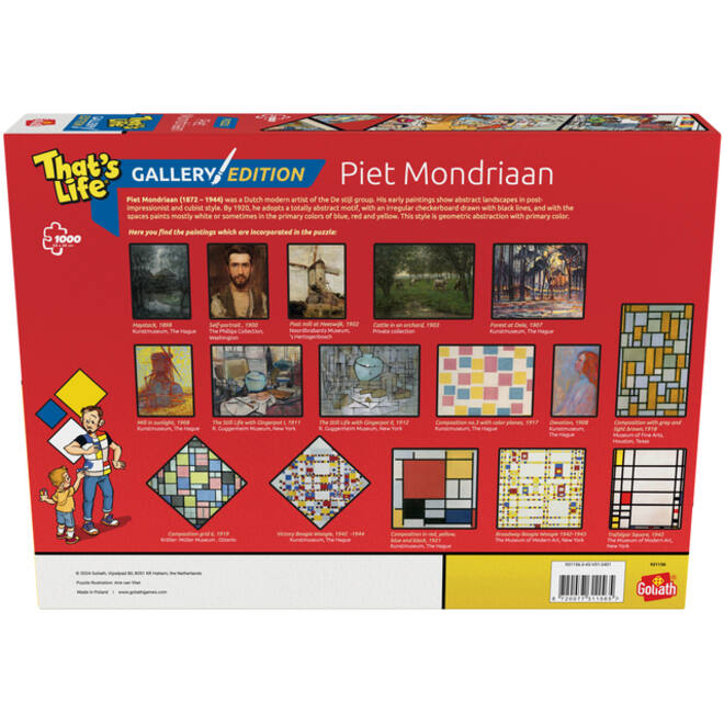 That's Life Gallery edition: Piet Mondriaan 1000st