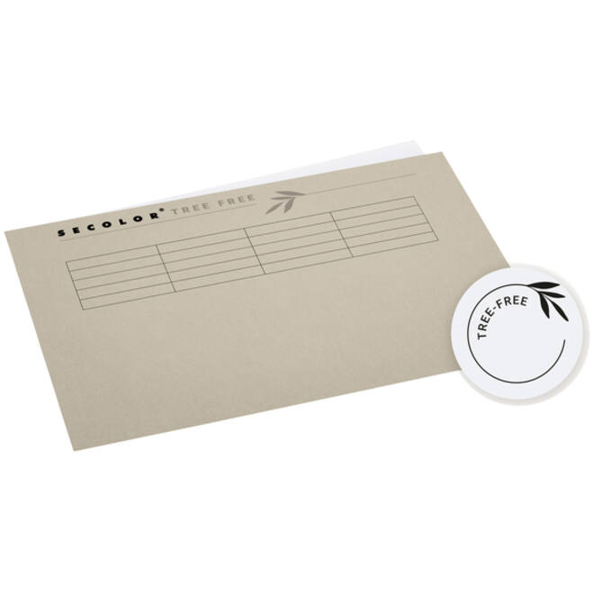 Vouwmap Djois Tree-Free A4 gelijk 226gr beige