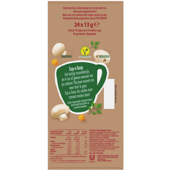 Cup-a-Soup Unox champignon crème 140ml