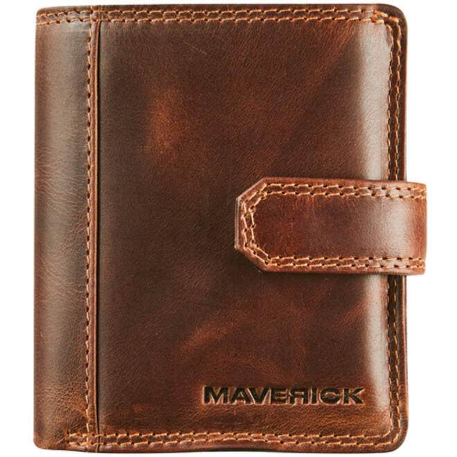 Kaarthouder Maverick The Original compact RFID leer bruin