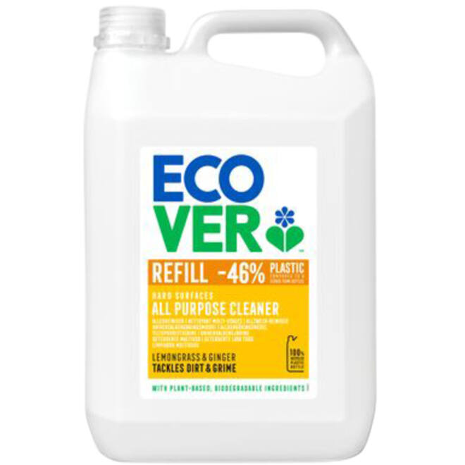 Allesreiniger Ecover citroengrass & gember navulflacon 5L