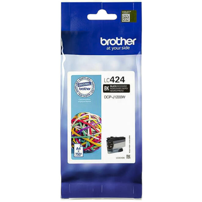 Inktcartridge Brother LC-424BK zwart
