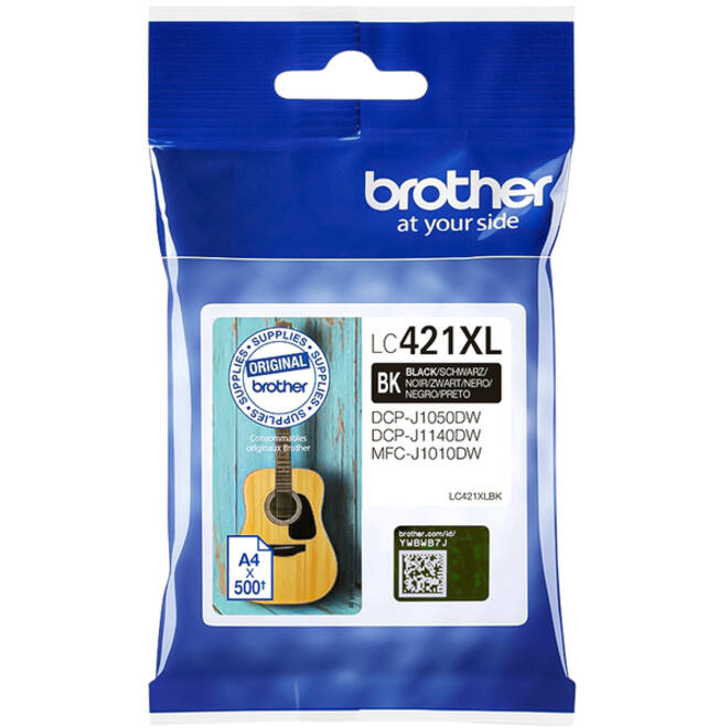 Inktcartridge Brother LC-421XLBK zwart
