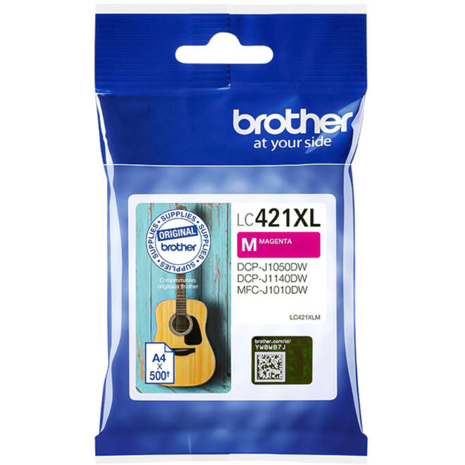 Inktcartridge Brother LC-421XLM rood