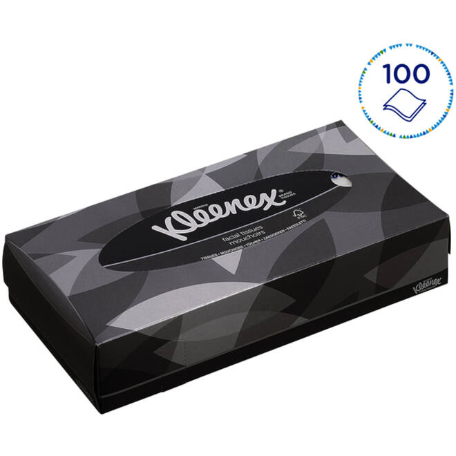 Facial tissues Kleenex standaard 2-laags 21x100stuks wit 8835