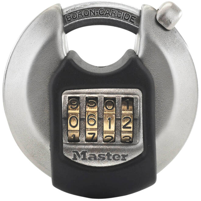 Hangslot MasterLock Excell combinatieslot staal 70mm