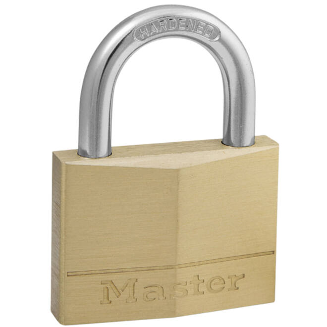 Hangslot MasterLock messing 50mm