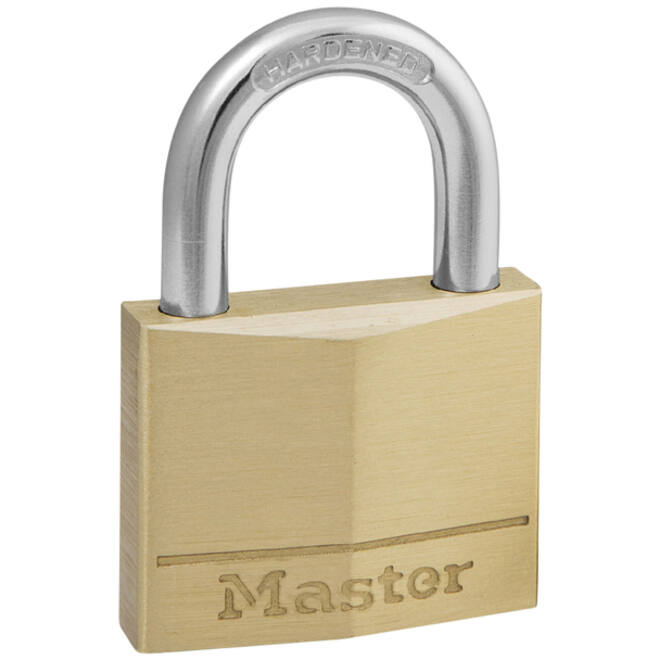 Hangslot MasterLock messing 40mm