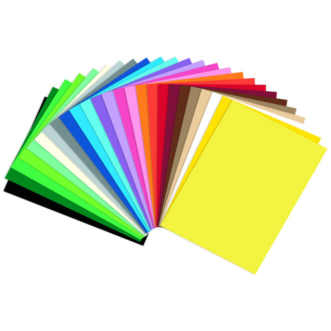 Fotokarton Folia 2-zijdig A5 270gr 50 vel 25 kleuren