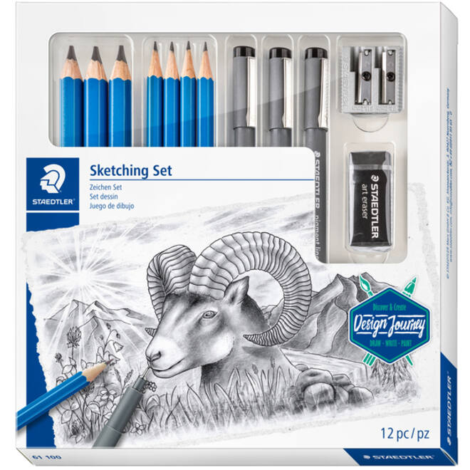 Potlood Staedtler Design Journey schetsset 12-delig