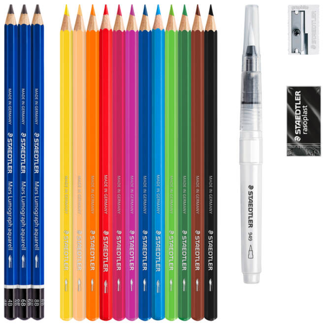 Kleurpotlood Staedtler Design Journey watercolor aquarel 18-delig