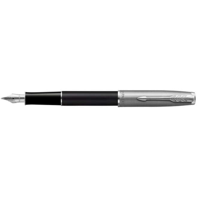 Vulpen Parker Sonnet Essential sandblasted CT matte black lacquer fijn