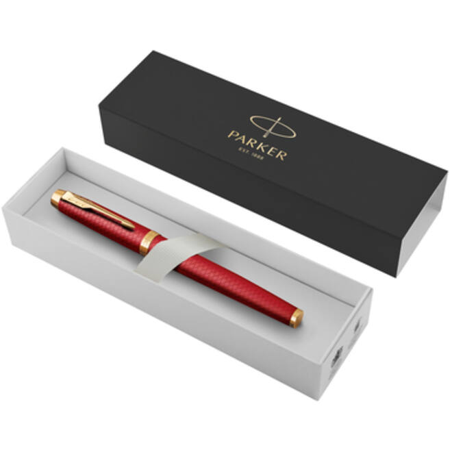 Rollerpen Parker IM Premium deep red GT fijn