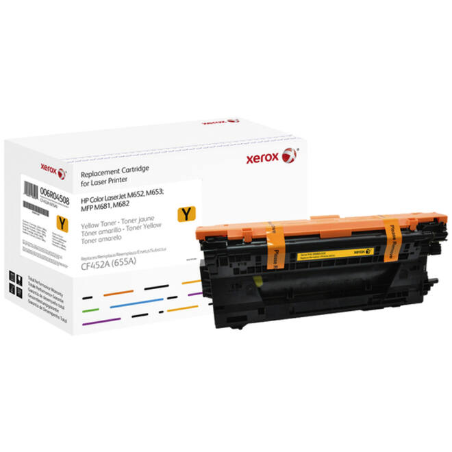 Tonercartridge Xerox alternatief tbv HP CF452A 655A geel